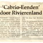 Cabrio-eenden door Rivierenland