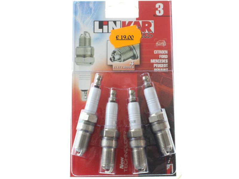 Bougieset 4 stuks Linkar no.3  170013 (NGK BP6EFS)